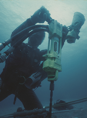 防汛移动泵车在水下应用